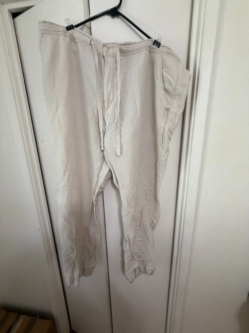 Men's Cubavera Light Khaki Linen Pants Size XXLx32